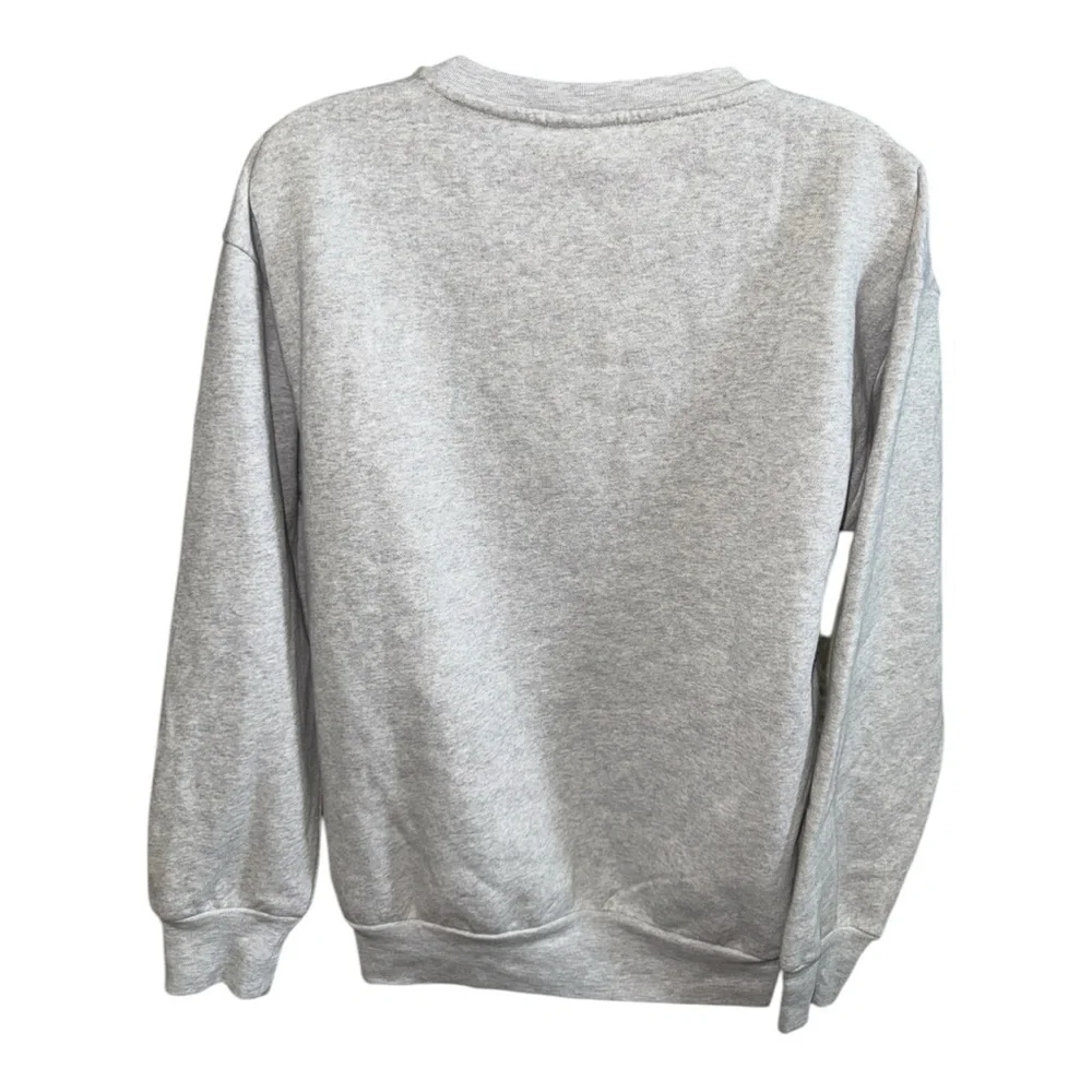 Women’s Peanuts Christmas/Holiday Gray Light Up Sweater - S